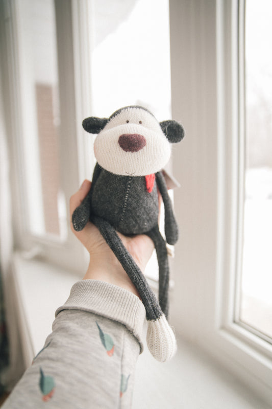 Willa - Original Sculpted Sock Monkey, weighted