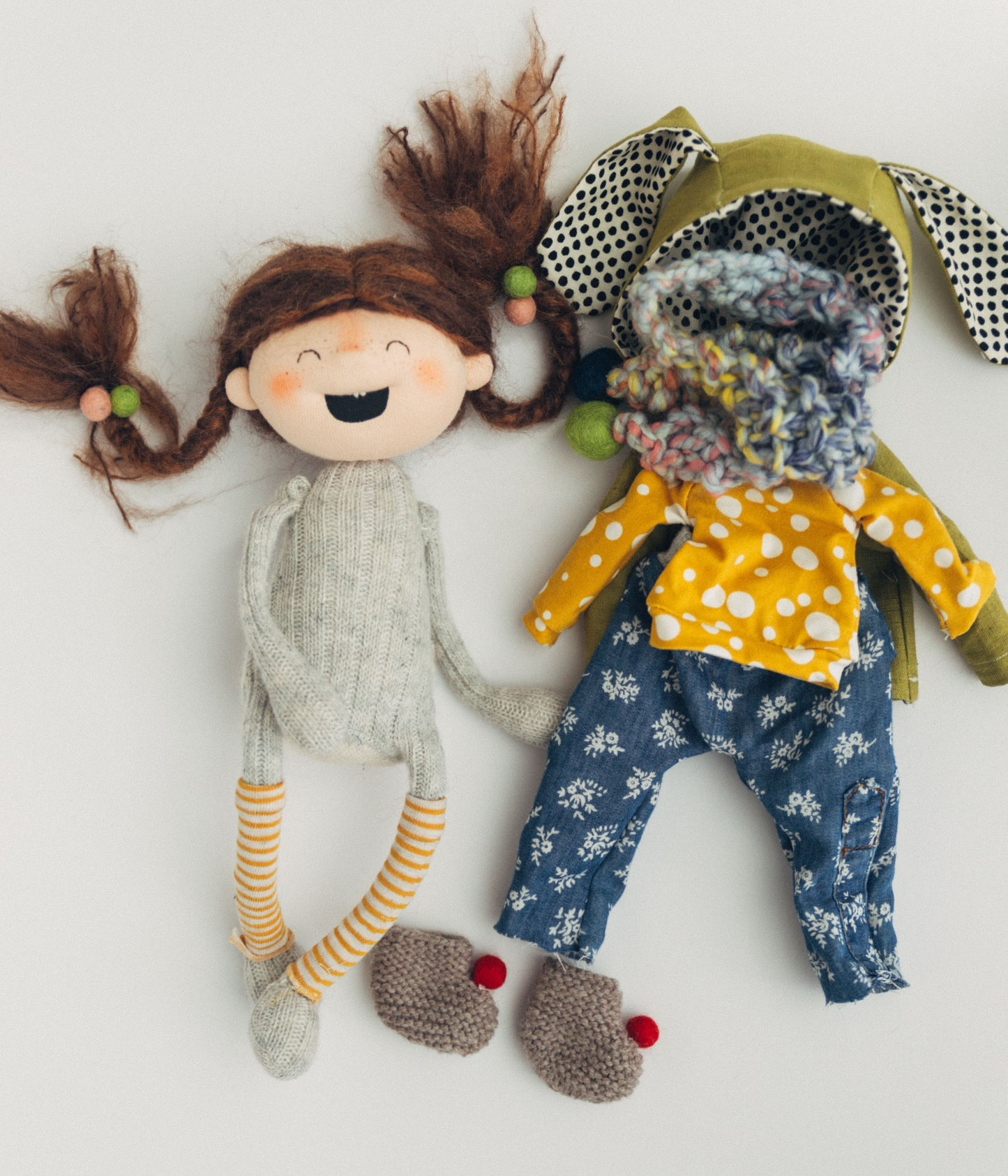 Rena - Wool Filled Weighted Waldorf Inspired Doll