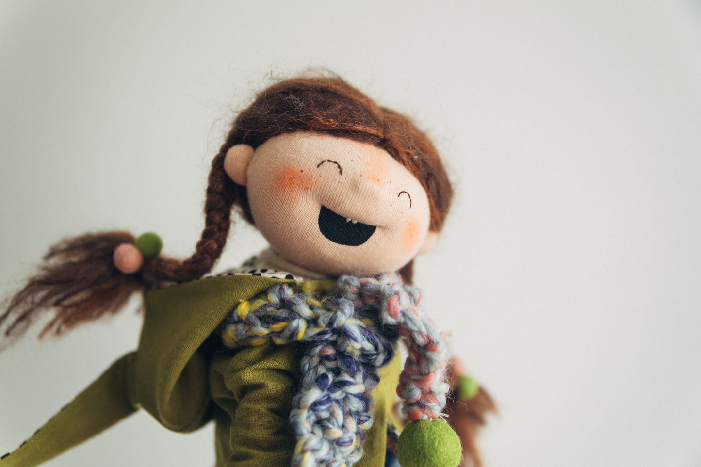 Rena - Wool Filled Weighted Waldorf Inspired Doll