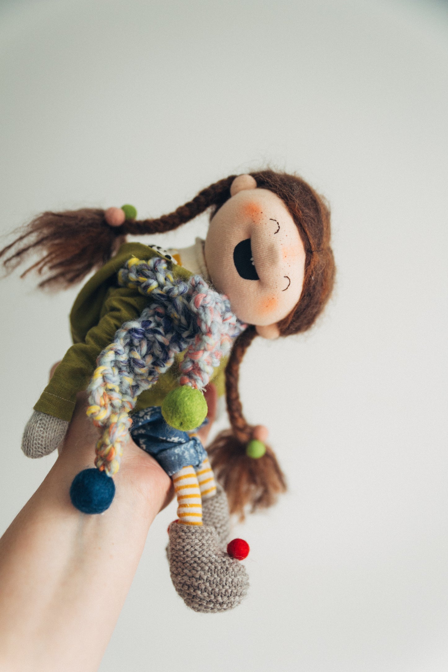 Rena - Wool Filled Weighted Waldorf Inspired Doll