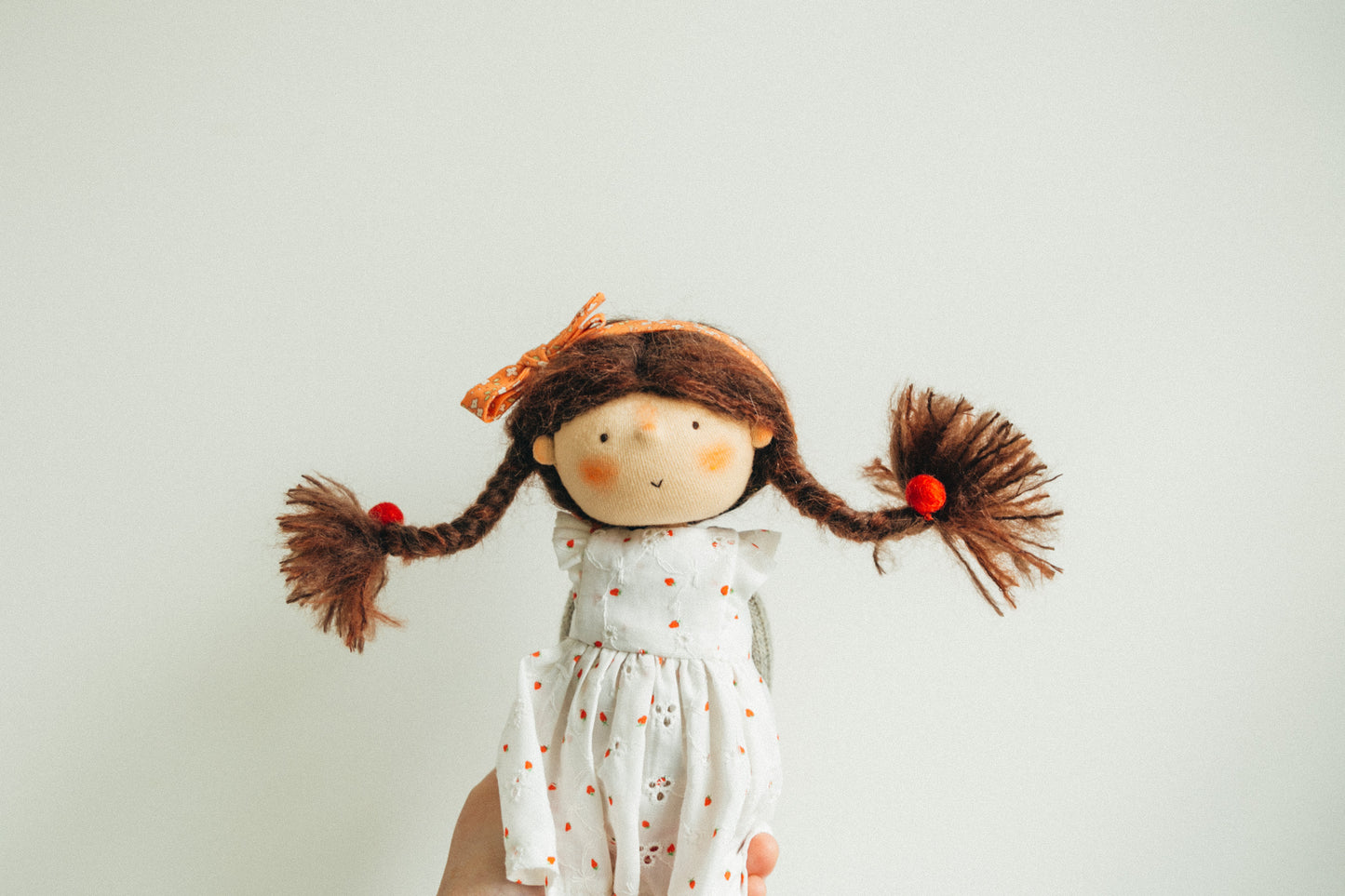Olive - Wool Filled Weighted Waldorf Inspired Doll