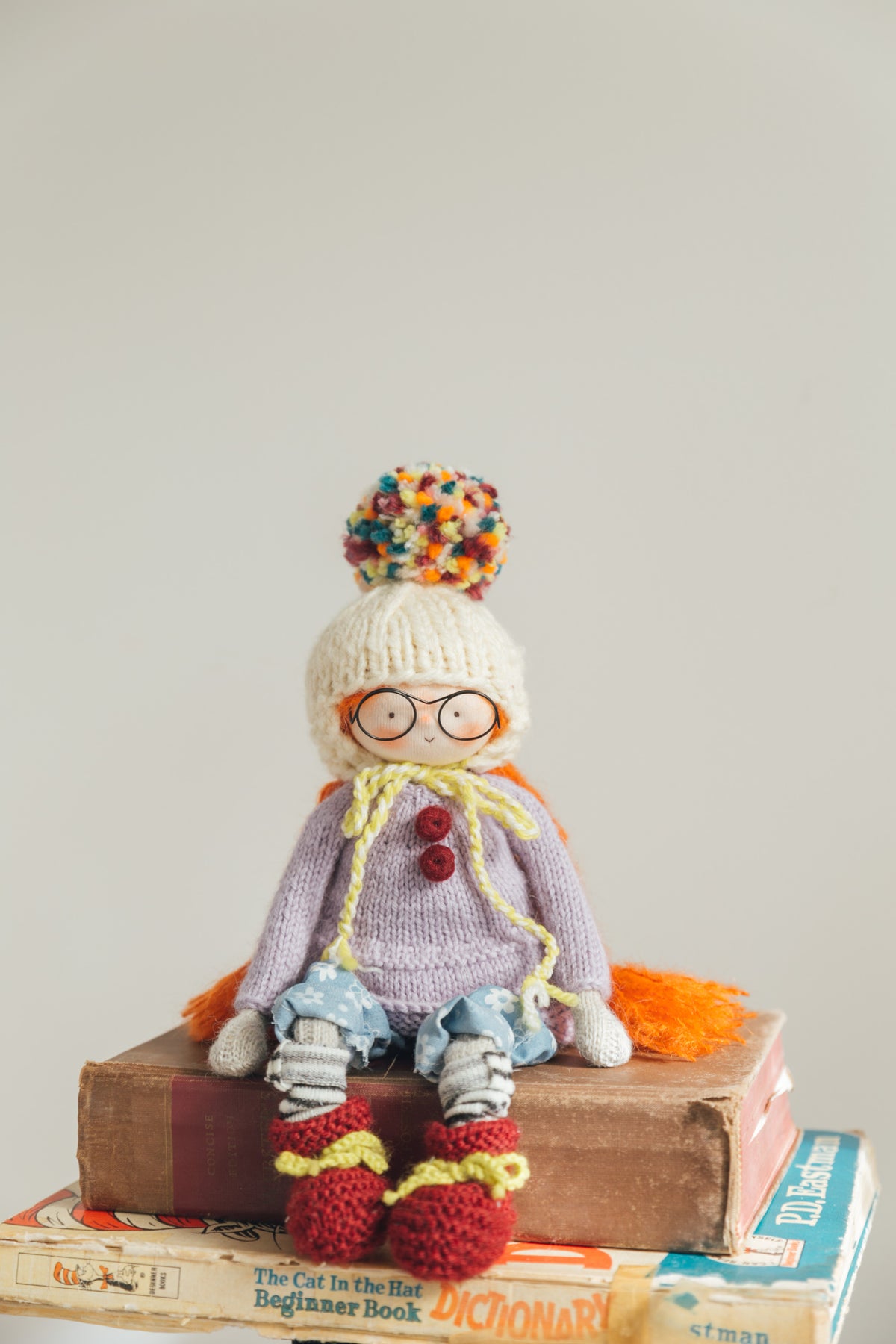 Gwen - Pint Sized Wool Filled Weighted Waldorf Inspired Doll