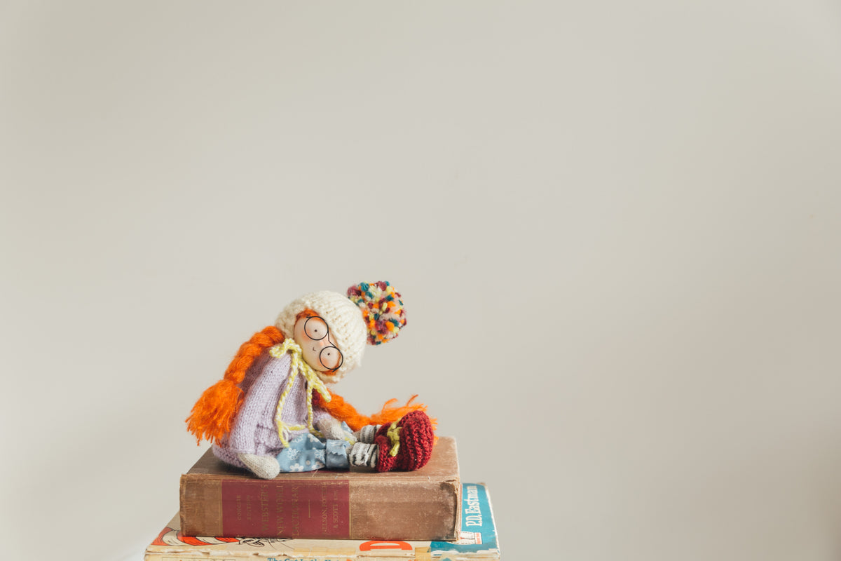 Gwen - Pint Sized Wool Filled Weighted Waldorf Inspired Doll
