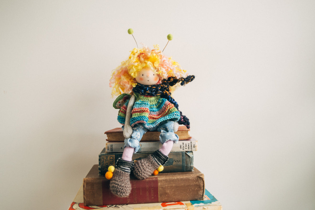 Willow - Pint Sized Wool Filled Weighted Waldorf Inspired Doll