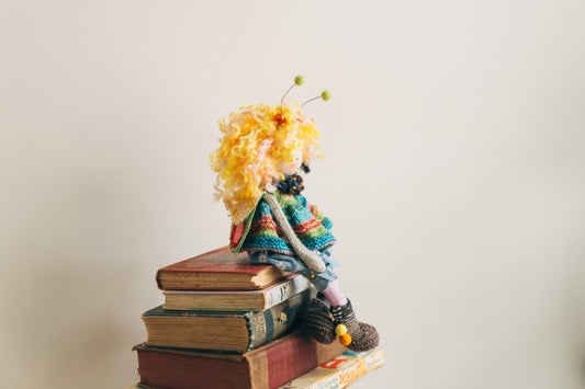Willow - Pint Sized Wool Filled Weighted Waldorf Inspired Doll