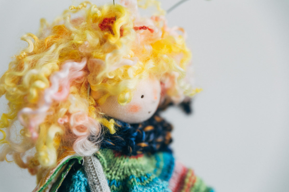 Willow - Pint Sized Wool Filled Weighted Waldorf Inspired Doll