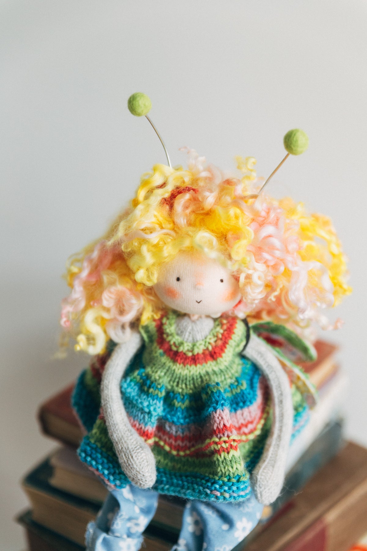 Willow - Pint Sized Wool Filled Weighted Waldorf Inspired Doll