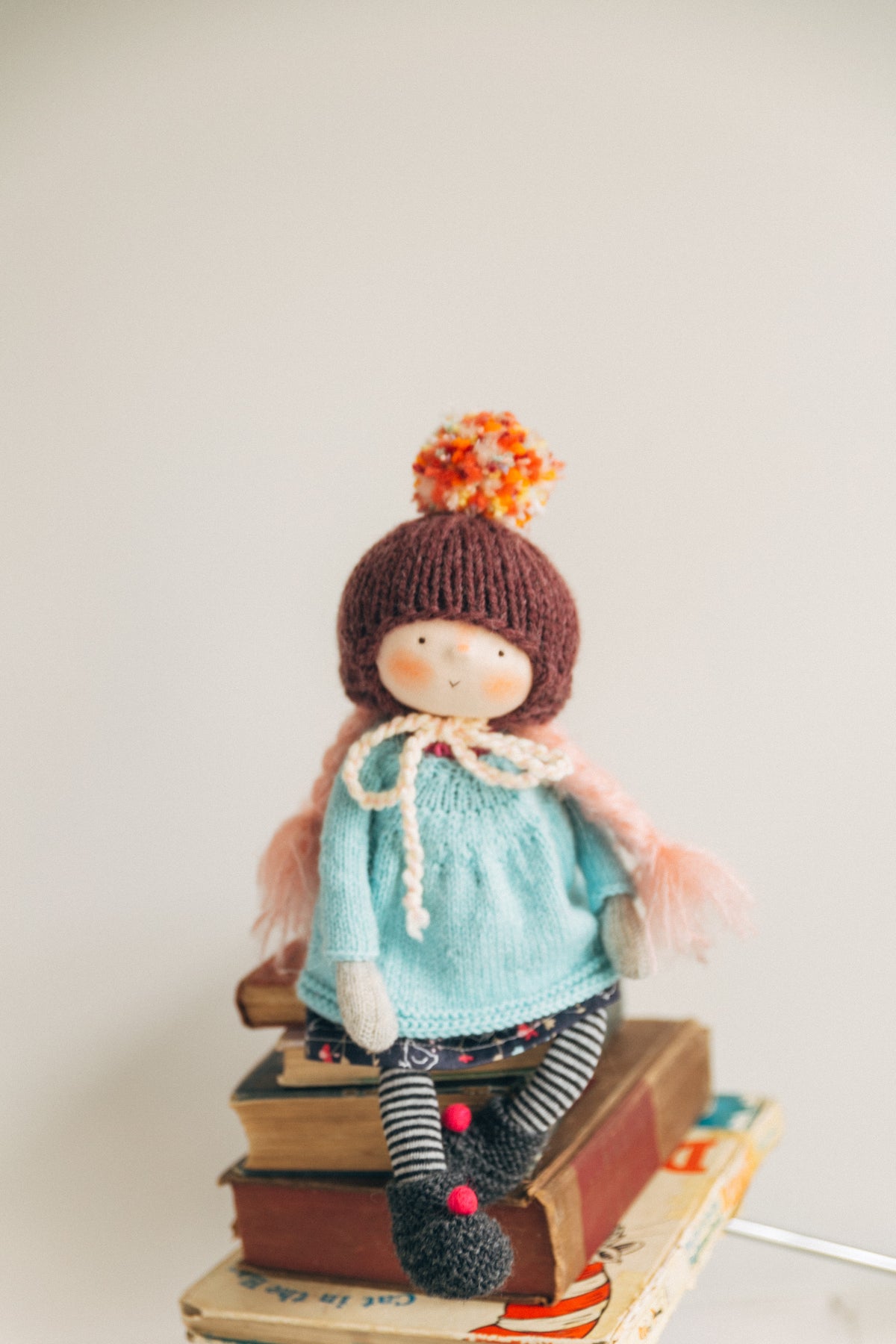 Penny - Wool Filled Weighted Waldorf Inspired Doll