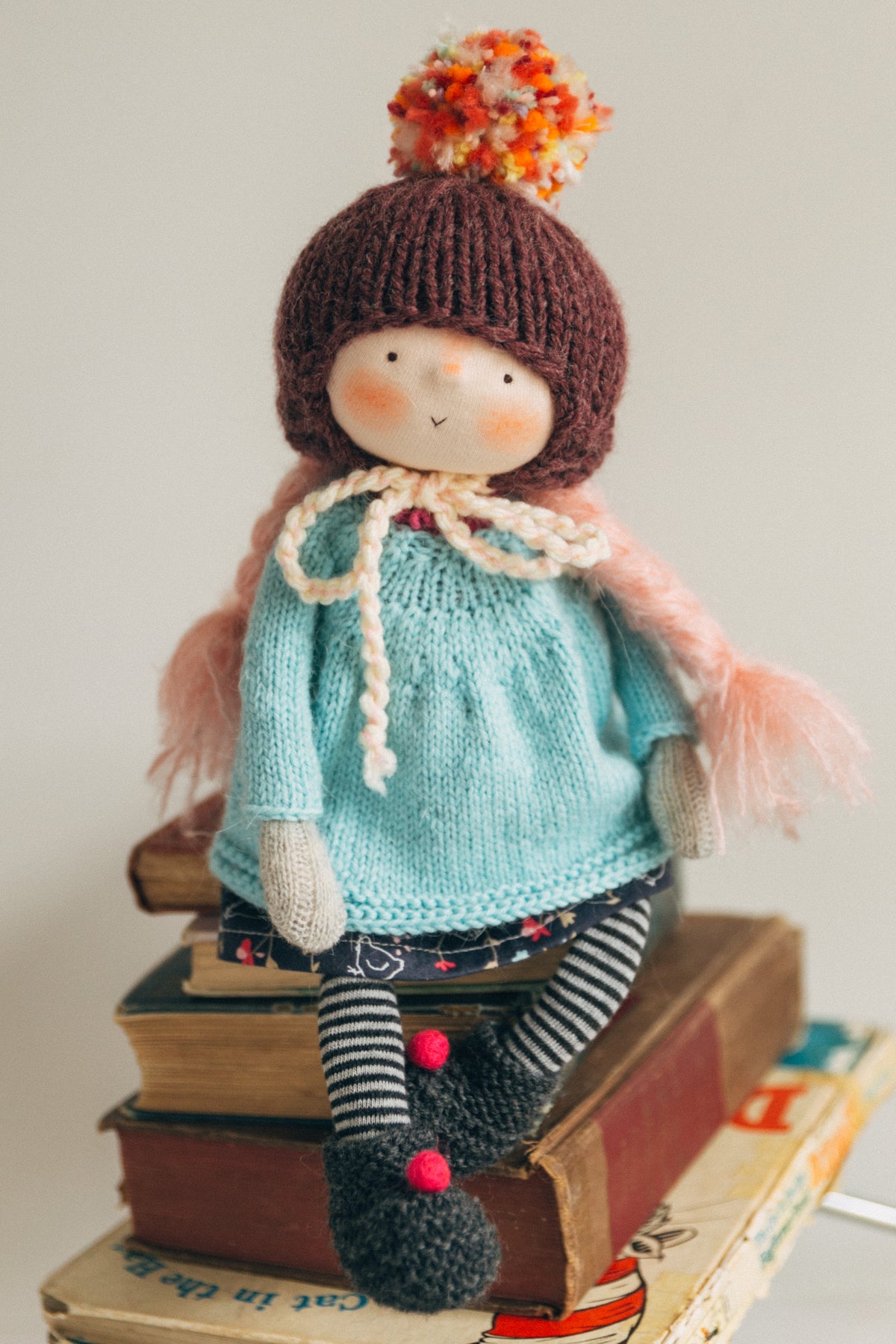Penny - Wool Filled Weighted Waldorf Inspired Doll