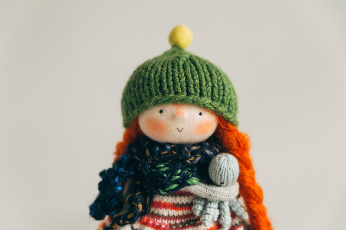 Windsor - Wool Filled Weighted Waldorf Inspired Doll