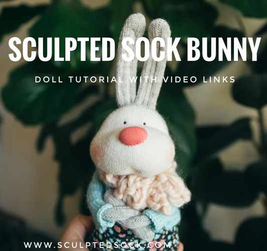 Sculpted Sock Bunny Tutorial PDF